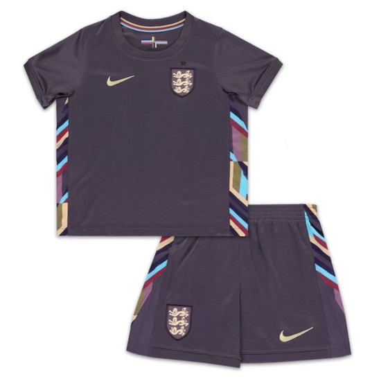 Kid's England Away Jersey+Shorts EURO 2024