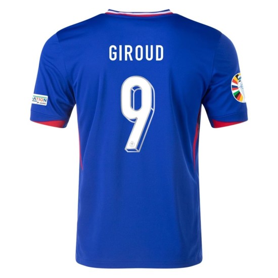 Olivier Giroud #9 France Home Jersey EURO 2024