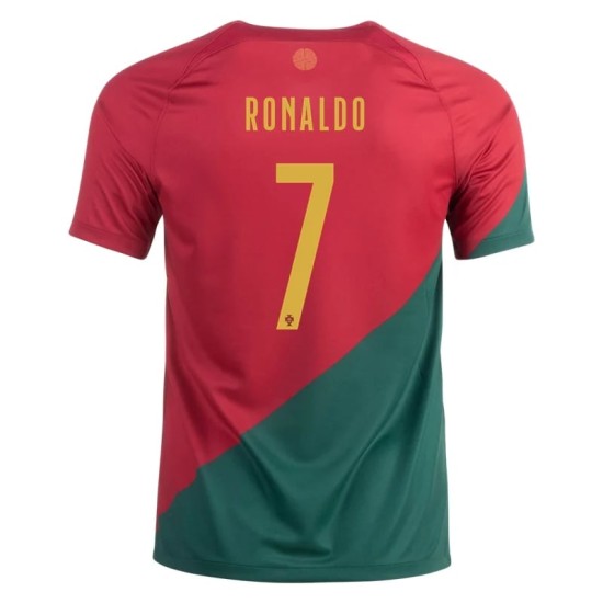 Cristiano Ronaldo #7 Portugal Home Jersey World Cup 2022