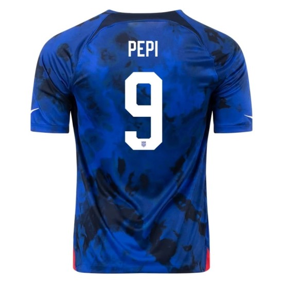 Ricardo Pepi #9 USMNT Away Jersey World Cup 2022 Ricardo Pepi #9 USMNT Away Jersey World Cup 2022
