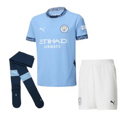 Kid's Manchester City 2024/25 Home Kit Kid's Manchester City 2024/25 Home Kit