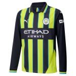 Kid's Manchester City 2024/25 Away Long Sleeved Shirt Kid's Manchester City 2024/25 Away Long Sleeved Shirt