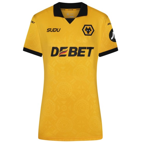 Women's Wolverhampton Wanderers 2025/26 Home Shirt Women's Wolverhampton Wanderers 2025/26 Home Shirt