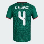 Women's Mexico 2026 Home Authentic World Cup Shirt E. ÁLVAREZ #4 Women's Mexico 2026 Home Authentic World Cup Shirt E. ÁLVAREZ #4