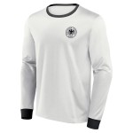 Women's Germany 1974 Home Retro Long Sleeve Shirt - White Women's Germany 1974 Home Retro Long Sleeve Shirt - White