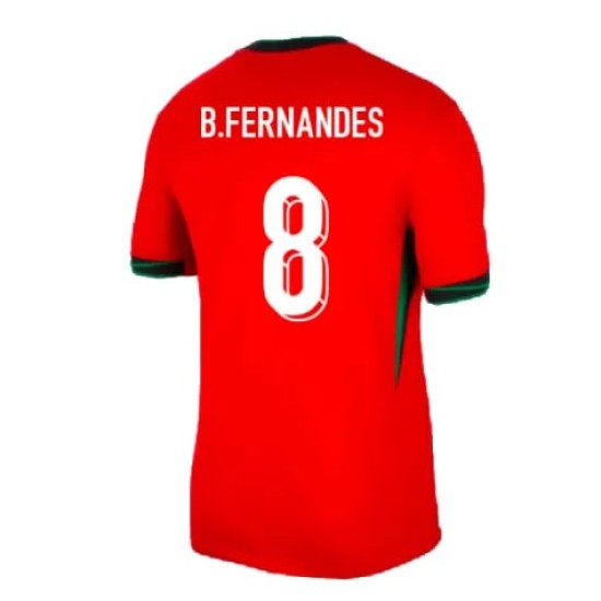 Men's B.FERNANDES Portugal 2024/25 Home Shirt Men's B.FERNANDES Portugal 2024/25 Home Shirt