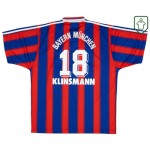 Men's Bayern Munich 1995/97 Home Retro Shirt Klinsmann #18