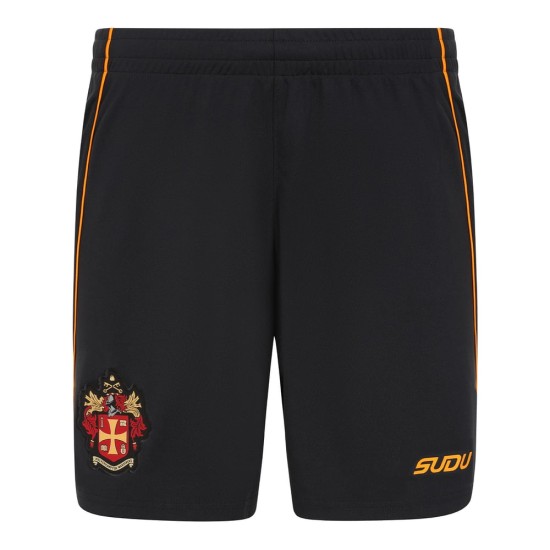 Kid's Wolverhampton Wanderers 2026/27 Home Shorts - Black