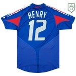 Men's France 2004/06 Home Retro Shirt Henry #12 Men's France 2004/06 Home Retro Shirt Henry #12