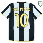 Men's Juventus 2008/09 Home Retro Shirt Del Piero #10 Men's Juventus 2008/09 Home Retro Shirt Del Piero #10