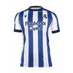 Men's Real Sociedad 2025/26 Home Sponsored Shirt Men's Real Sociedad 2025/26 Home Sponsored Shirt