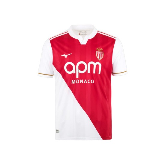 Men's AS Monaco 2025/26 Home Shirt Men's AS Monaco 2025/26 Home Shirt