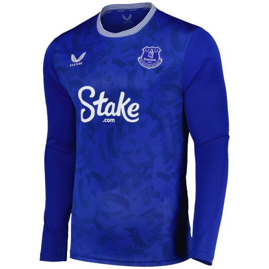 Men's Everton 2024/25 Home Long Sleeve Shirt Men's Everton 2024/25 Home Long Sleeve Shirt