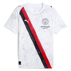 Men's Manchester City 2025/26 KidSuper Shirt - White