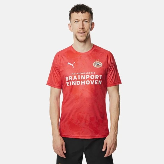 Men's PSV 2025/26 Third Prematch Shirt - Red Men's PSV 2025/26 Third Prematch Shirt - Red