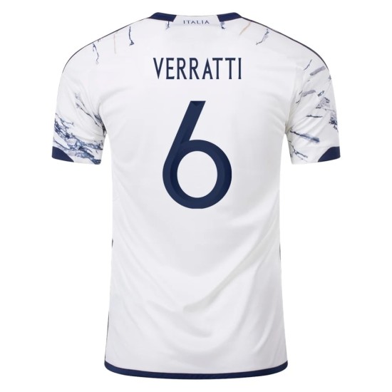 Italy #6 Marco Verratti Away Jersey 23/24 Italy #6 Marco Verratti Away Jersey 23/24