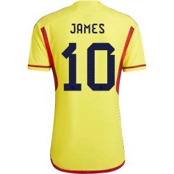 James Rodriguez #10 Colombia Home Jersey World Cup 2022