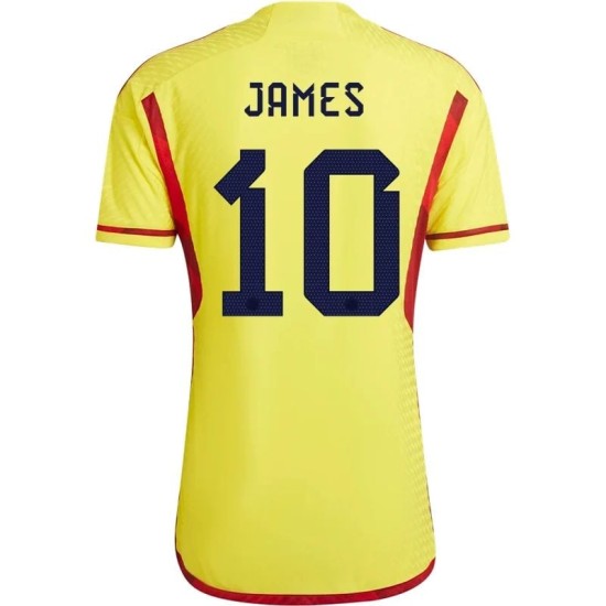 James Rodriguez #10 Colombia Home Jersey World Cup 2022 James Rodriguez #10 Colombia Home Jersey World Cup 2022