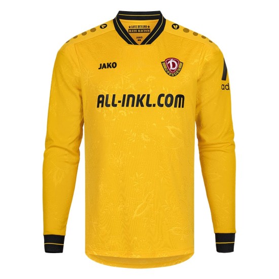 Women's Dynamo Dresden 2025/26 Home Long Sleeve Shirt Women's Dynamo Dresden 2025/26 Home Long Sleeve Shirt