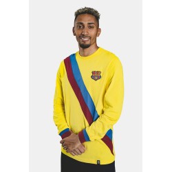 Men's FC Barcelona 1974/75 Away Long Sleeve Retro Shirt