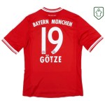 Men's Bayern Munich 2013/14 Home Retro Shirt Götze #19 Men's Bayern Munich 2013/14 Home Retro Shirt Götze #19
