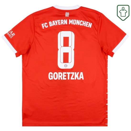 Men's Bayern Munich 2022/23 Home Retro Shirt Goretzka #8 Men's Bayern Munich 2022/23 Home Retro Shirt Goretzka #8