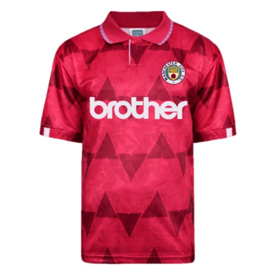 Men's Manchester City 1989 Away Retro Shirt