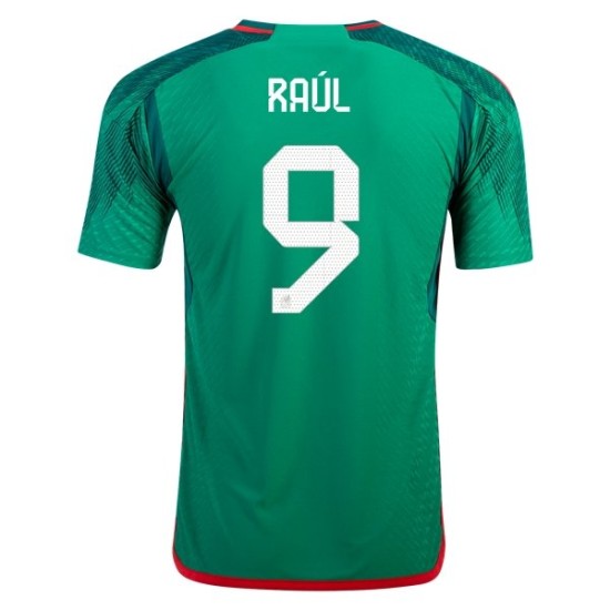Raul Jimenez #9 Mexico Home Jersey World Cup 2022