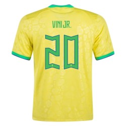 Vinicius Junior #20 Brazil Home Jersey World Cup 2022