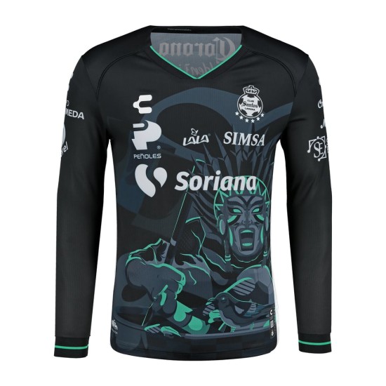 Men's Santos Laguna 2024/25 Third Long Sleeve Shirt Men's Santos Laguna 2024/25 Third Long Sleeve Shirt