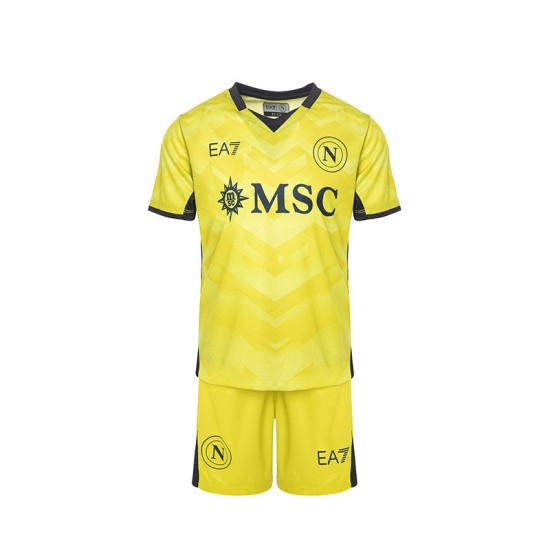 Kid's Napoli 2024/25 Home Kit - Yellow Kid's Napoli 2024/25 Home Kit - Yellow