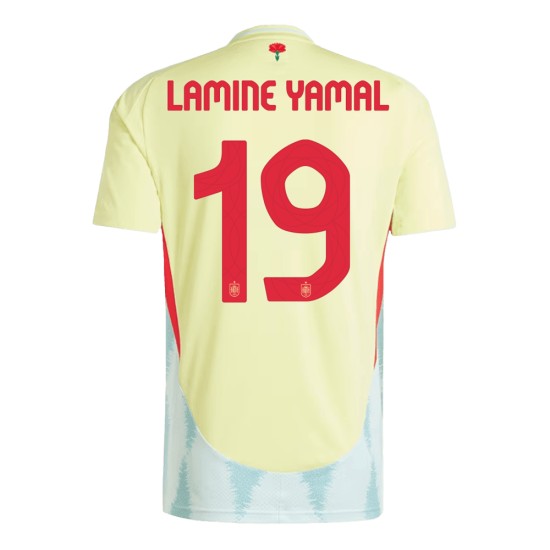 LAMINE YAMAL #19 Spain Away Jersey EURO 2024 LAMINE YAMAL #19 Spain Away Jersey EURO 2024