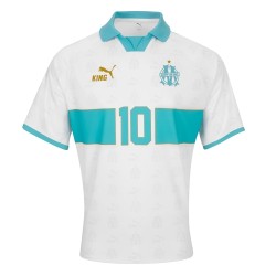Men's OM Retro King Shirt #10  - White