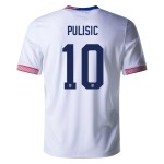 Christian Pulisic #10 USMNT Home Jersey Copa America 2024 Christian Pulisic #10 USMNT Home Jersey Copa America 2024