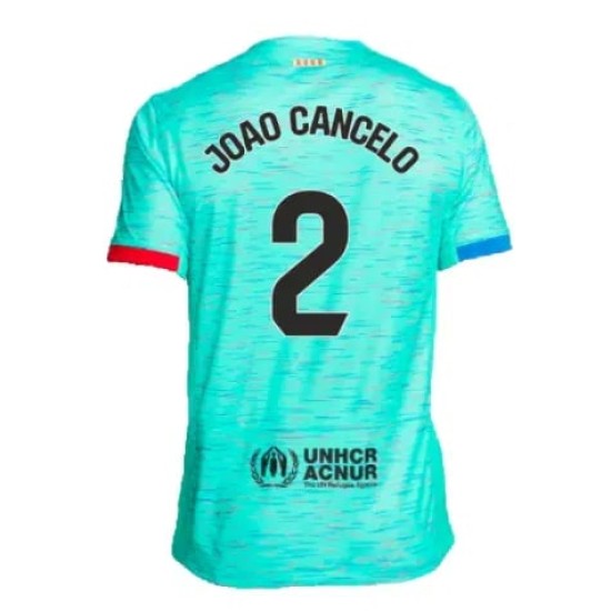Men's JOAO CANCELO FC Barcelona 2023/24 Third Shirt Men's JOAO CANCELO FC Barcelona 2023/24 Third Shirt