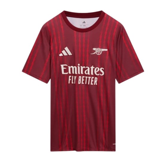 Women's Arsenal 2025/26 Third Pre Match Shirt - Red