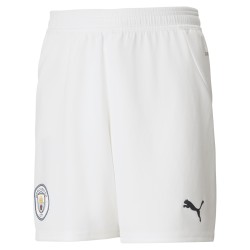 Kid's Manchester City 2024/25 Home Shorts - White