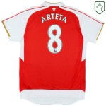Men's Arsenal 2015/16 Home Retro Shirt Arteta #8