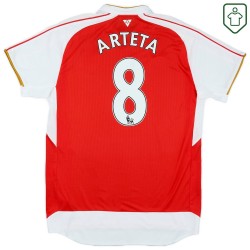 Men's Arsenal 2015/16 Home Retro Shirt Arteta #8