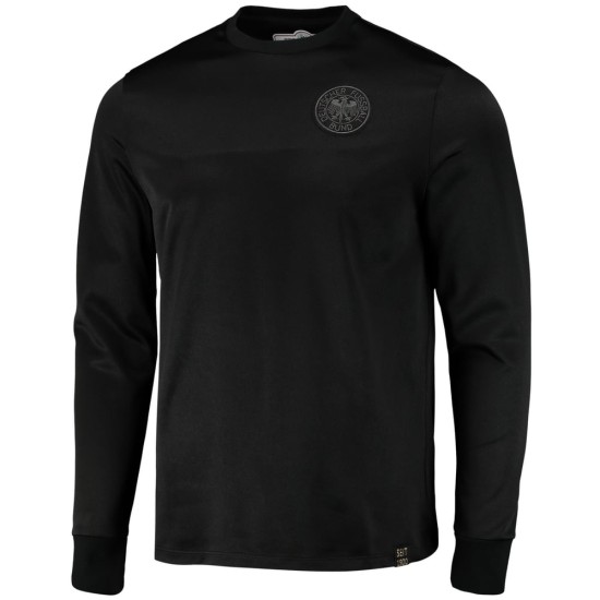 Kid's Germany 1974 Home Retro Long Sleeve Captain Shirt Kid's Germany 1974 Home Retro Long Sleeve Captain Shirt