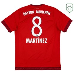 Men's Bayern Munich 2015/26 Home Retro Shirt Martínez #8 Men's Bayern Munich 2015/26 Home Retro Shirt Martínez #8