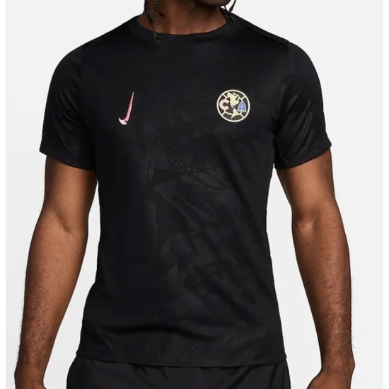 Men's Club América 2024/25 Third Prematch Shirt - Black