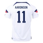 Brenden Aaronson #11 USMNT Home Jersey World Cup 2022