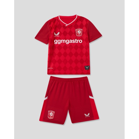 Kid's FC Twente 2025/26 Home Kit Kid's FC Twente 2025/26 Home Kit