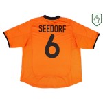 Men's Netherlands 2000/02 Home Retro Shirt Seedorf #6 Men's Netherlands 2000/02 Home Retro Shirt Seedorf #6