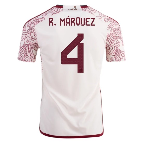 Rafael Marquez #4 Mexico Away Jersey World Cup 2022
