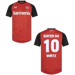 Men's Bayer 04 Leverkusen 2024/25 Home Shirt - WIRTZ 10