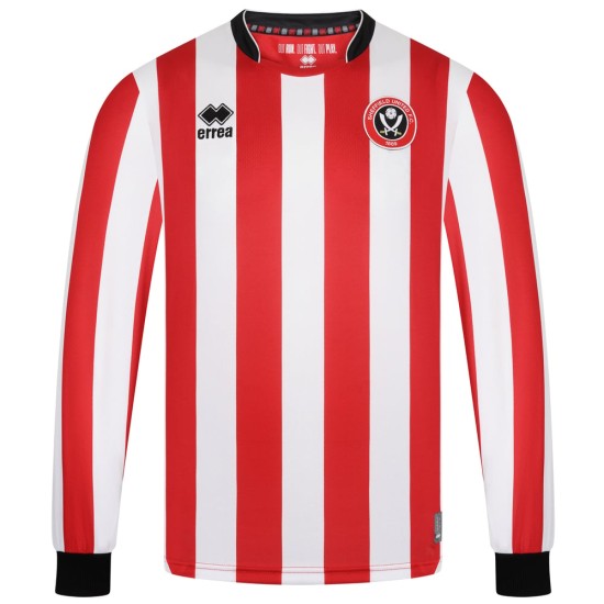 Men's Sheffield United 2025/26 Home Long Sleeve Shirt Men's Sheffield United 2025/26 Home Long Sleeve Shirt