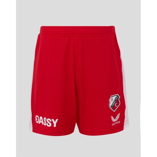 Men's FC Utrecht 2025/26 Home Shorts Men's FC Utrecht 2025/26 Home Shorts