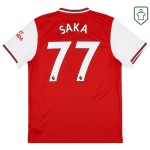 Men's Arsenal 2019/20 Home Retro Shirt Saka #77 Men's Arsenal 2019/20 Home Retro Shirt Saka #77